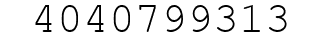 Number 4040799313.