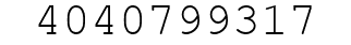 Number 4040799317.