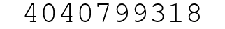 Number 4040799318.