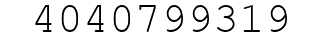 Number 4040799319.