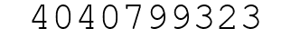 Number 4040799323.