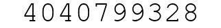 Number 4040799328.