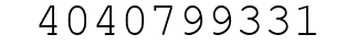 Number 4040799331.