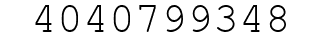 Number 4040799348.