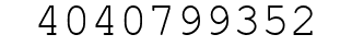 Number 4040799352.