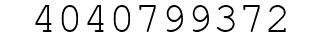 Number 4040799372.