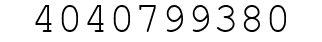 Number 4040799380.