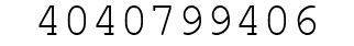 Number 4040799406.