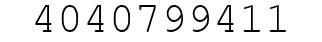 Number 4040799411.