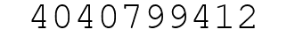 Number 4040799412.