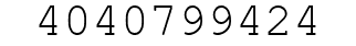 Number 4040799424.