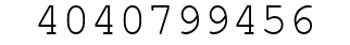 Number 4040799456.