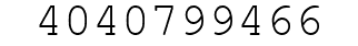 Number 4040799466.