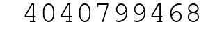 Number 4040799468.