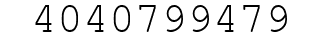 Number 4040799479.
