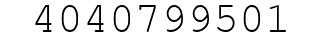 Number 4040799501.