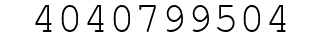Number 4040799504.