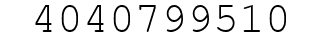 Number 4040799510.