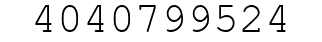 Number 4040799524.