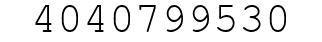 Number 4040799530.
