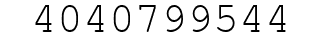 Number 4040799544.