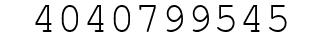 Number 4040799545.