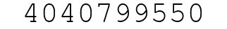 Number 4040799550.