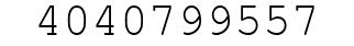 Number 4040799557.