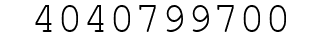 Number 4040799700.