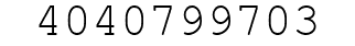 Number 4040799703.