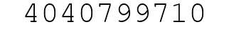Number 4040799710.