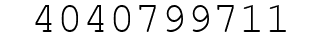 Number 4040799711.