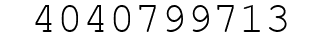Number 4040799713.