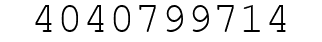 Number 4040799714.