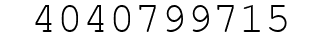 Number 4040799715.