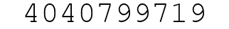 Number 4040799719.