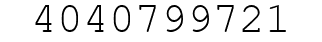 Number 4040799721.