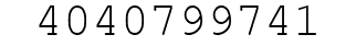 Number 4040799741.