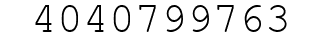 Number 4040799763.