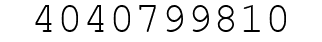 Number 4040799810.