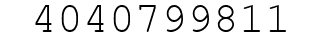 Number 4040799811.