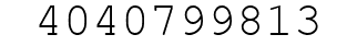 Number 4040799813.