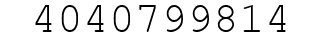 Number 4040799814.