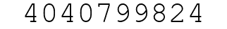 Number 4040799824.