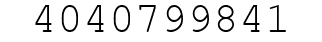 Number 4040799841.