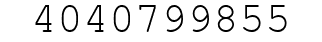 Number 4040799855.