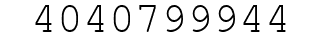 Number 4040799944.