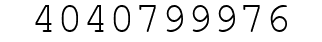 Number 4040799976.