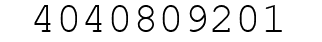 Number 4040809201.