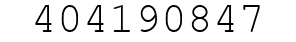 Number 404190847.